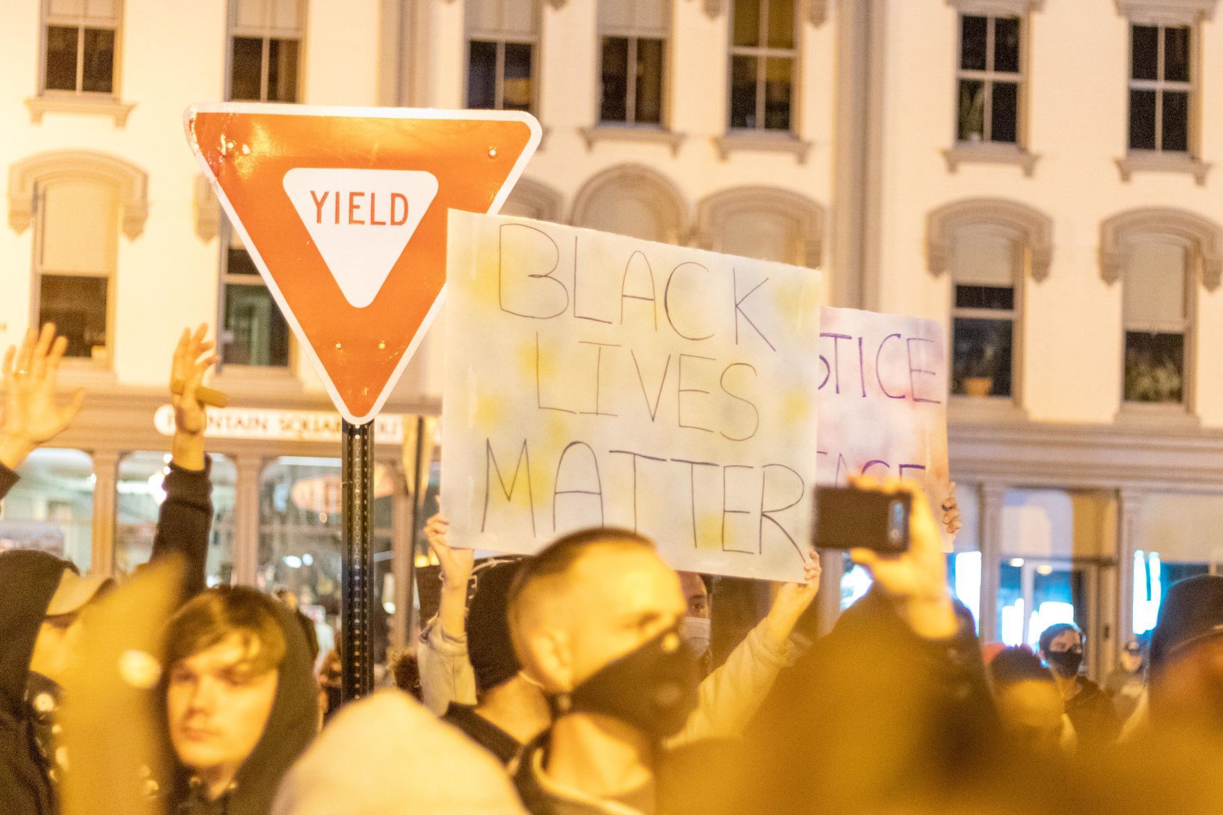 Centennial Circle protest